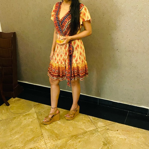 Wrap around boho dress - Picture 7 of 7